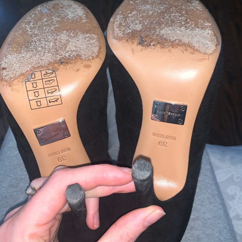 Michael Kors Black Cutout Heels - Picture 5 of 5